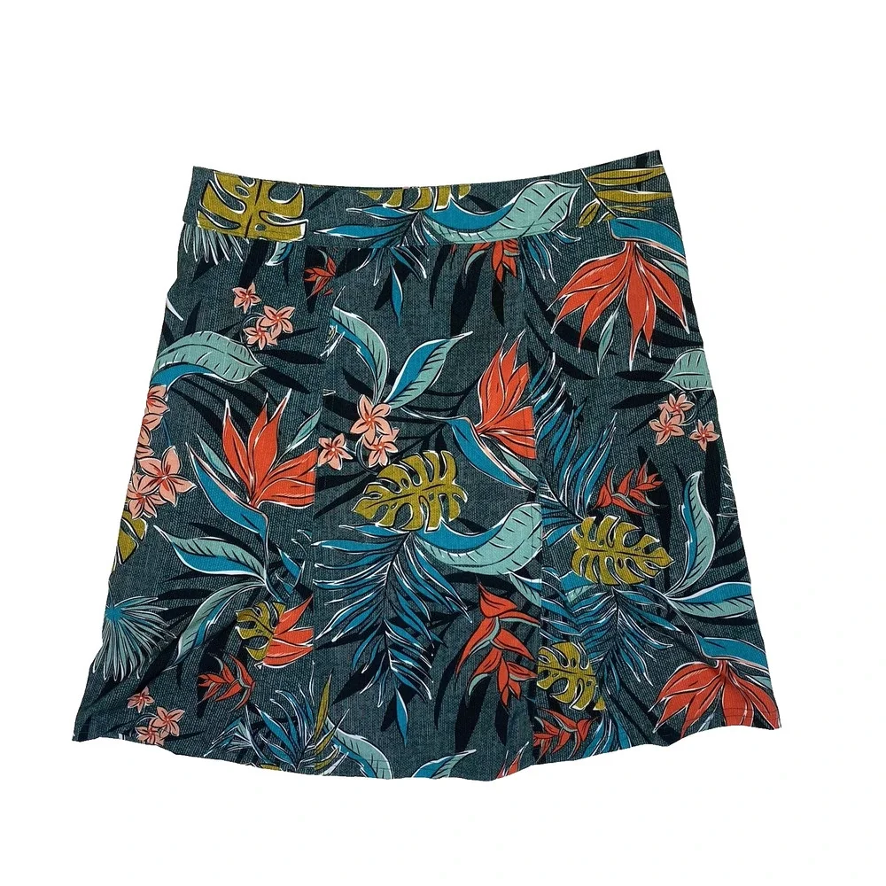 RipSkirt Womens Small Wrap Skirt Vintage Bali Jungle Tropical Beach Vacation